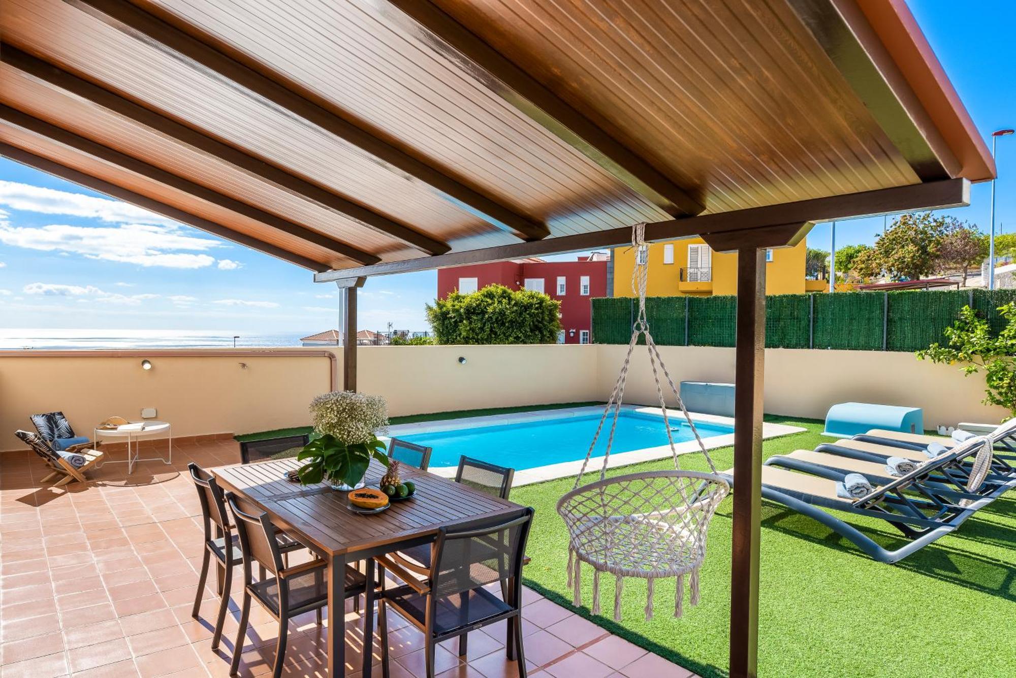 Villa Trueno Refugio De Lujo Con Piscina Climatizada Y Vistas Candelaria Extérieur photo