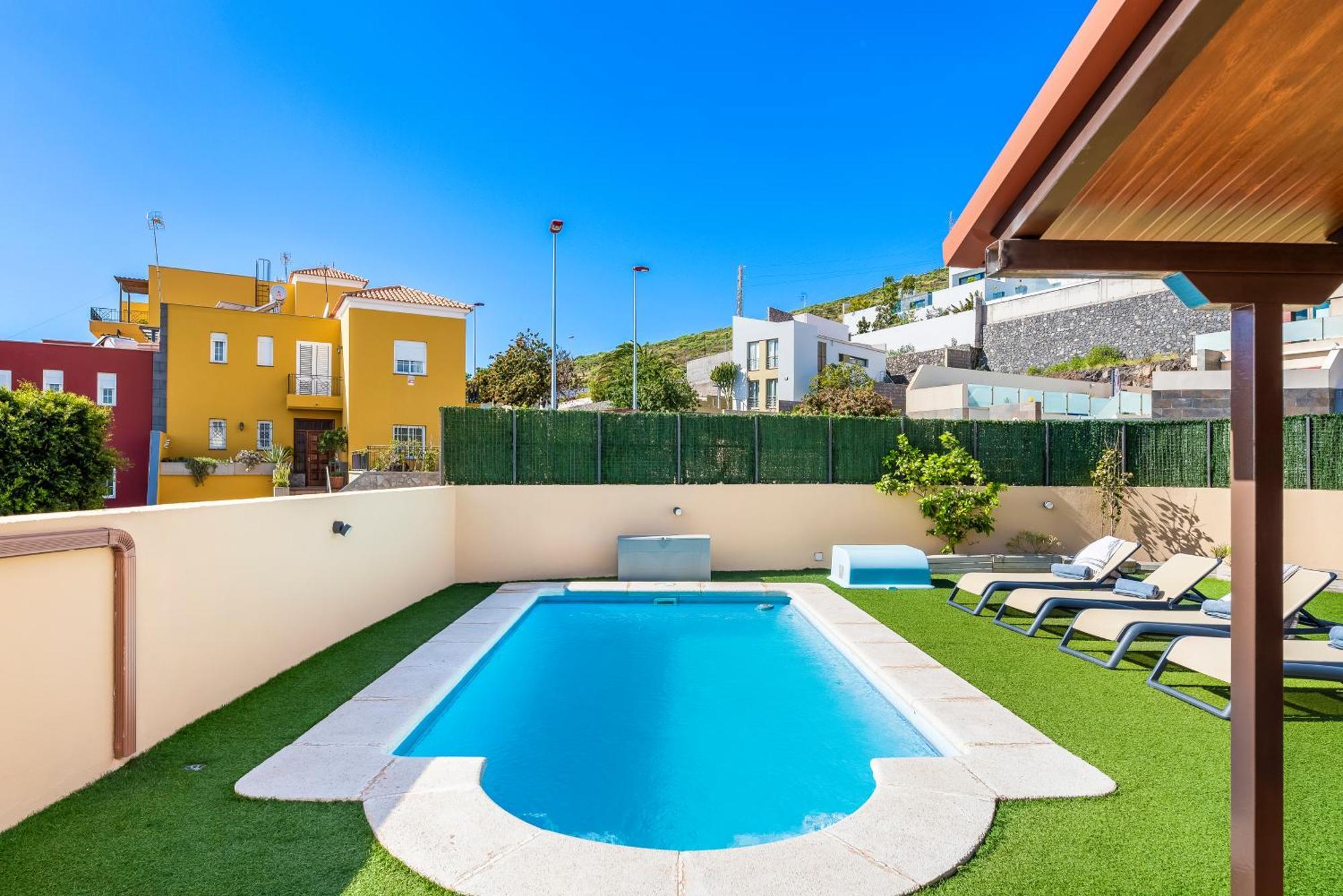 Villa Trueno Refugio De Lujo Con Piscina Climatizada Y Vistas Candelaria Extérieur photo
